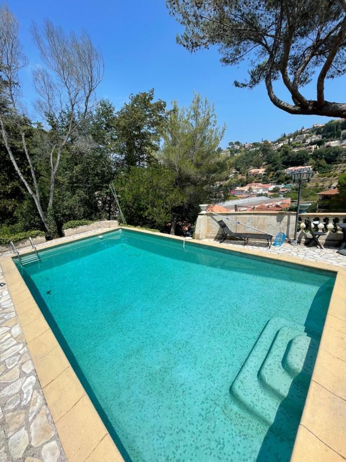 Appartement Bas De Villa Avec Piscine Privee Partagee Proche Bord De Mer Cagnes-sur-Mer Eksteriør billede